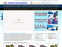 Tablet Screenshot of centurypapers.ca